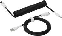 DROP - Coiled 4.5' USB-A to USB-C Keyboard Cable - Black