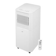 LG - 6,000 BTU DOE (8,000 BTU ASHRAE) 250 Sq. Ft. Portable Air Conditioner with Remote - White
