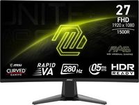 MSI - MAG 276CXF 27" Curved 280Hz 0.5ms Adaptive Sync Gaming Monitor with HDR ready (DisplayPort,...