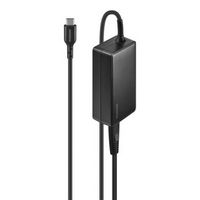 Insignia™ - 65W 4 ft. Laptop Power Adapter for USB-C Devices - Black