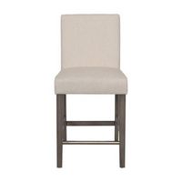 CorLiving - Laura Fabric Counter Height Barstool - Beige