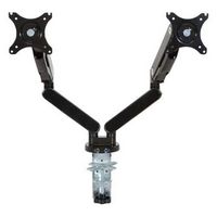 Office Star Products - Double Monitor Arm 17"-30" - Black