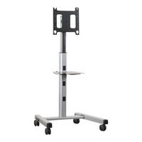 Chief - Large Display Cart for Most 48&quot; - 72&quot; Flat-Panel TVs - Silver