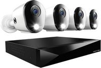 Night Owl - 8 Channel 2K (4MP) DVR with 4 (4MP) Cameras and 2TB Storage, Expandable up to 4 Addit...