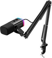 FIFINE AM8T Gaming Microphone Bundle – Studio-Quality Sound, USB/XLR, RGB Lighting, Arm Boom Stand