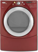 Whirlpool - 7.2 Cu. Ft. 12-Cycle Gas Dryer - Cranberry Red