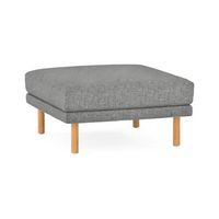 Burrow - Modern Field Ottoman - Carbon