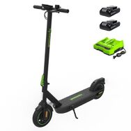 Greenworks - 2x24V Series E-Scooter with (2) 4Ah Batteries &amp; Charger w/ 14 mi Max Operating Range...