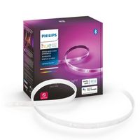 Philips - Hue Bluetooth Lightstrip Plus 80-inch Base Kit - White and Color Ambiance