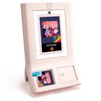 HP Sprocket Photobooth 3" x 4" Color Photo Printer with Touch Screen, LED Ring Light & Wi-Fi - Pink