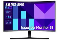 Samsung - S3 S39GD 32" FHD 100Hz Essential Curved Monitor (HDMI) - Black