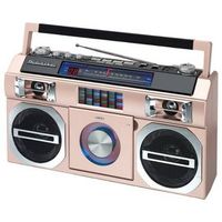 Studebaker - 80%27s Retro Street Boombox with Bluetooth - Rose Gold