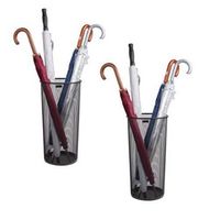 Mind Reader - Umbrella Stand, Walking Cane, Wrapping Paper, Entryway, Metal Mesh, 10.25"L x 10.25...