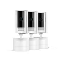 Ring - 3-Pack Pan-Tilt Indoor Security Cam with 360° Horizontal Pan Coverage, Live View & Two-Way...