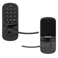 Yale - Assure Lock - Electronic Lever Lock with Keypad | Key Access - Black Suede