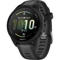 Garmin - Forerunner 165 Music GPS Smartwatch 43 mm Fiber-Reinforced Polymer - Black/Slate Gray