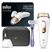 Braun - Pro5 PL5147 IPL Hair Removal Kit for Men &amp; Women - White-Gold