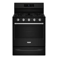 Maytag - 30-Inch Wide Gas Range With No Preheat Air Fry and Air Baking - 5.0 cu. ft. - Black