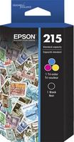 Epson - 215 2-Pack Standard Capacity Ink Cartridges - Black/Multicolor