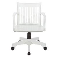 OSP Home Furnishings - Deluxe Wood Bankers Chair - White