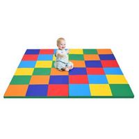 Costway - 58%27%27 Toddler Foam Play Mat Baby Folding Activity Floor Mat Home School Daycare - Multi-...