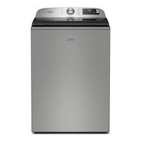 Maytag - 5.3 Cu. Ft. Smart Top Load Washer with Pet Pro - Classic SIlver
