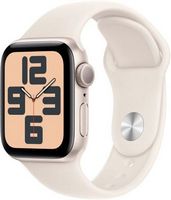 Apple Watch SE 2nd Generation (GPS) 40mm Aluminum Case with Starlight Sport Band - M/L - Starligh...