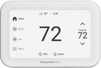 Honeywell Home - X8S Smart Thermostat with Video Doorbell Compatibility, and IAQ Control - White