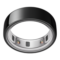 Oura Ring 4 - Smart Ring - Size Before You Buy with Oura Ring 4 Sizing Kit - Size 14 - Black