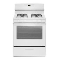 Amana - 5.1 Cu. Ft. Freestanding Gas Range with Bake Assist Temps - White