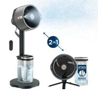 Shark - FlexBreeze Pro Mist - Indoor &amp; Outdoor Fan with Misting System, Corded or Cordless - Char...