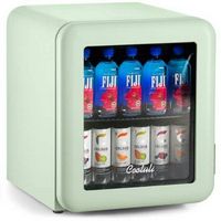 Cooluli - Decor 1.7 cuft Glass Beverage Cooler - Green