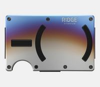 The Ridge Wallet - MAGSAFE WALLET - Titanium - Burnt