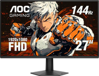 AOC - 27" 27G50F IPS, FHD, 144hz, G-Sync Compatible, Gaming Monitor - Black