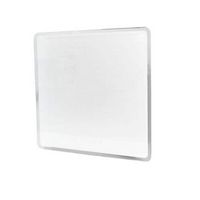 Floortex - Glass Magnetic Grid Board 14" x 14" - White