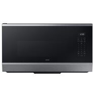 Samsung - 1.7 cu ft. Bespoke Smart Over-the-Range Microwave with Air Fry Max & Convection - Stain...