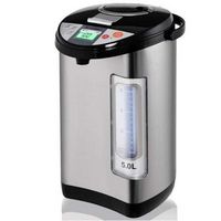 Costway - 5-Liter LCD Water Boiler and Warmer Electric Hot Pot Kettle Hot Water Dispenser - Black...