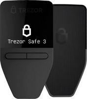 Trezor - Safe 3 - Secure Element Crypto Hardware Wallet - Cosmic Black