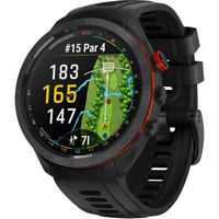 Garmin - Approach S70 GPS Smartwatch 47mm Ceramic - Black Ceramic Bezel with Black Silicone Band ...