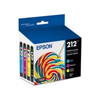 Epson - 212 Claria Ink Standard Capacity Black & Color Cartridge Combo Pack (T212120-BCS) - Black...