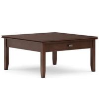 Simpli Home - Artisan Square Coffee Table - Russet Brown