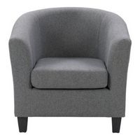 CorLiving - Elwood Tub Chair - Gray