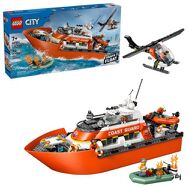 LEGO - City Coast Guard Rescue Boat &amp; Helicopter 60504