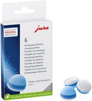 JURA - 3-Phase Cleaning Tablets (6-Pack) - White/Blue