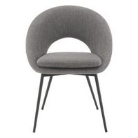 OSP Home Furnishings - Millie Accent /Dining Chair - Charcoal/ Black