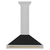 ZLINE DuraSnow - 35 inches - Convertible & Convertible - Wall Range Hood - DuraSnow Stainless Steel