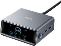 Anker - Prime Charger (250W, 6 Ports, GaNPrime) - Silver