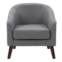 CorLiving - Elwood Modern Tub Chair - Gray