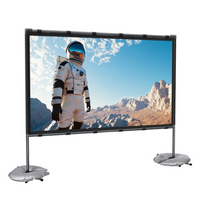 Vankyo - Staytrue 100" T Projector Screen - White