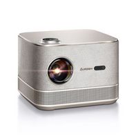 Aurzen - BOOM 3 Smart Projector, 36W Speakers 3D Dolby Audio, Auto Focus Keystone, 500 ANSI Lumen...